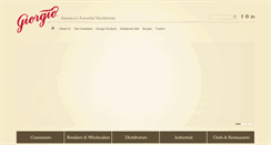 Desktop Screenshot of giorgiofresh.com